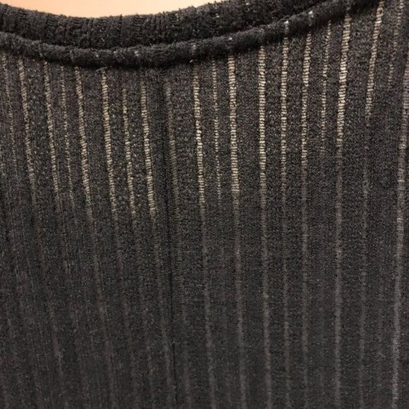 MOVING SALE Anthropologie Meadow Rue Black Knit Layered Top XS - Picture 5 of 6